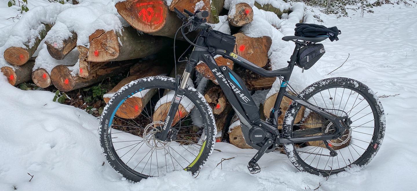 E-Bike Haibike im Winter